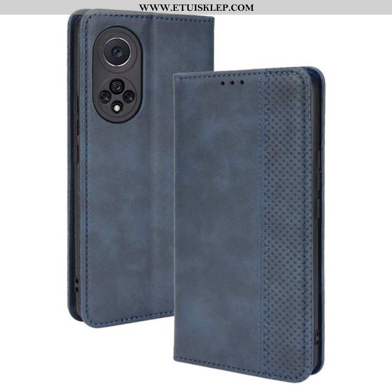 Etui Na Telefon do Honor 50 Pro Etui Folio Profesjonalny Stylizowany Efekt Skóry W Stylu Vintage